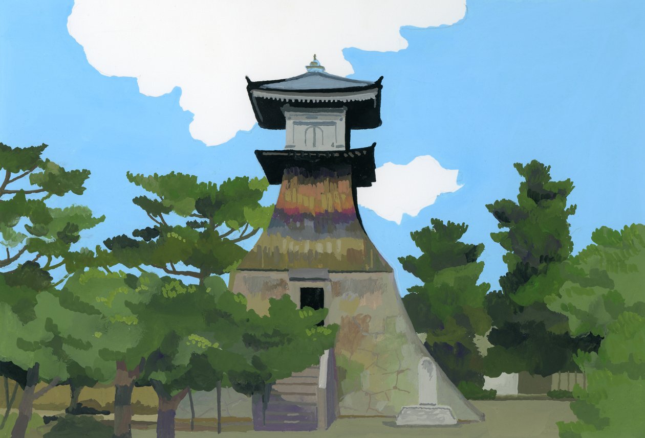 Ez a hely a japán Kotohira 2016, alkotó: Hiroyuki Izutsu