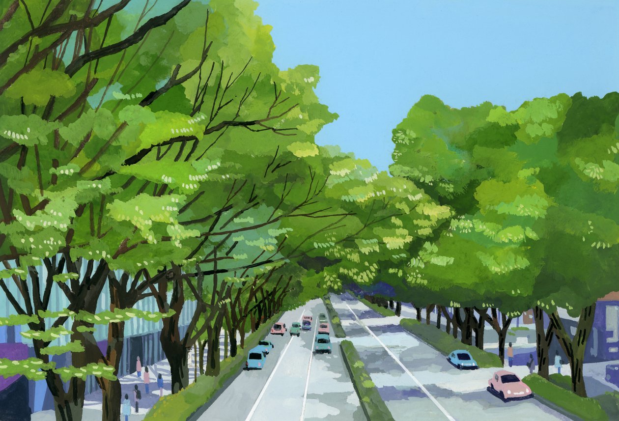 Tokió, Omote Sand, Harajuku alkotó: Hiroyuki Izutsu