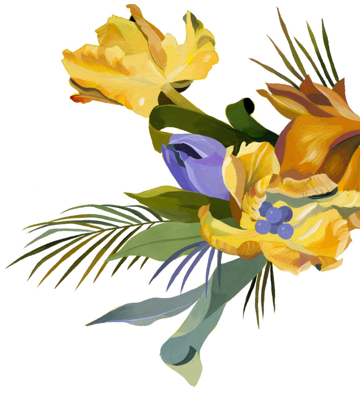 Sárga tulipán alkotó: Hiroyuki Izutsu