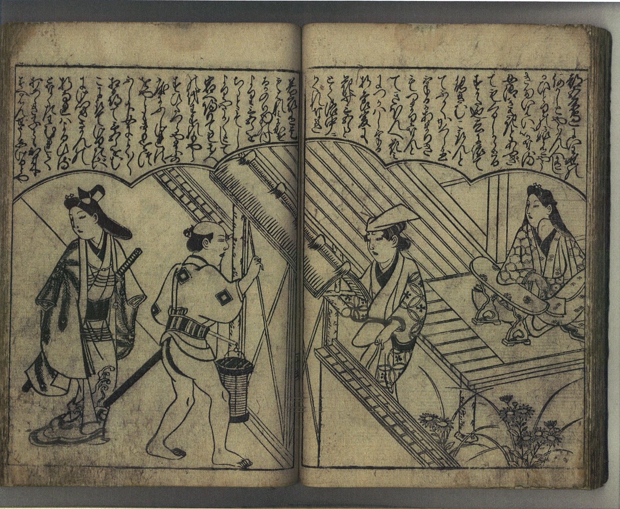 Élvezet Japán szépségeivel (Wakoku bijin asobi) alkotó: Hishikawa Moronobu
