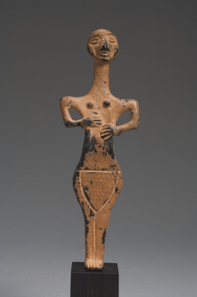 Kánaánita női termékenységi istennő (bronz) alkotó: Hittite