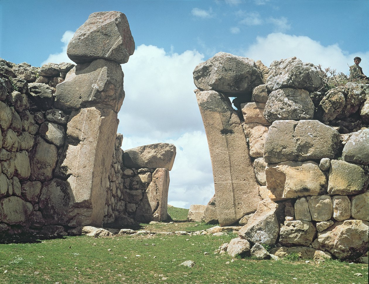 A Király kapuja Hattusas falai felől alkotó: Hittite