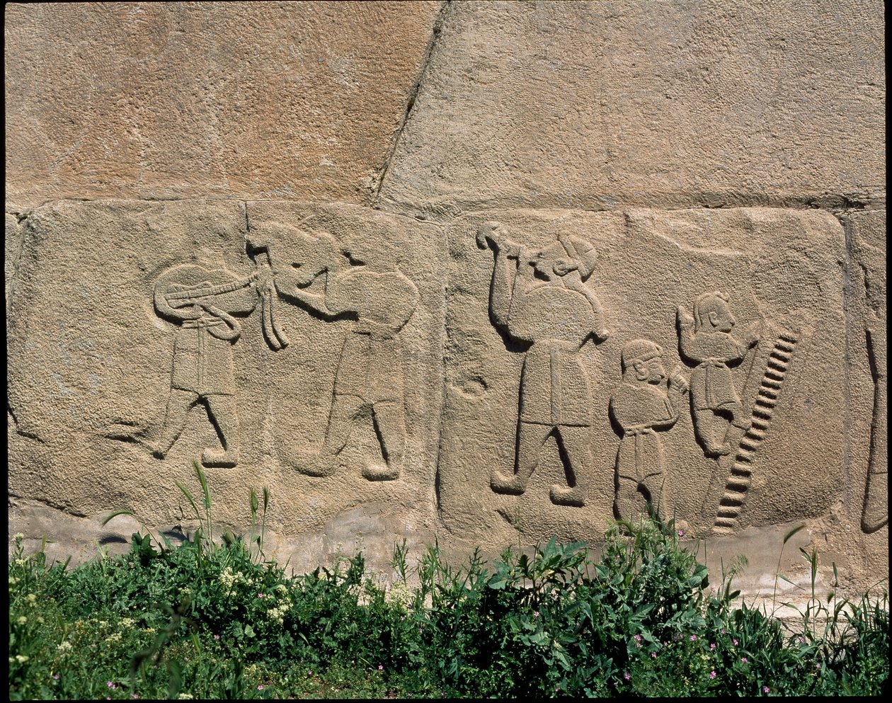 Kilátás a Szfinx-kapu domborművei alapjára alkotó: Hittite Hittite