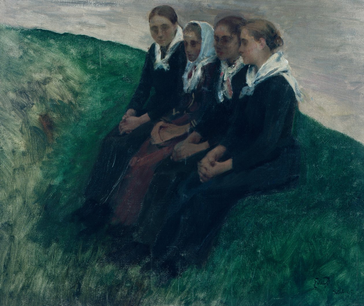 Négy barát alkotó: Hjalmer Eilif Emanuel Peterssen