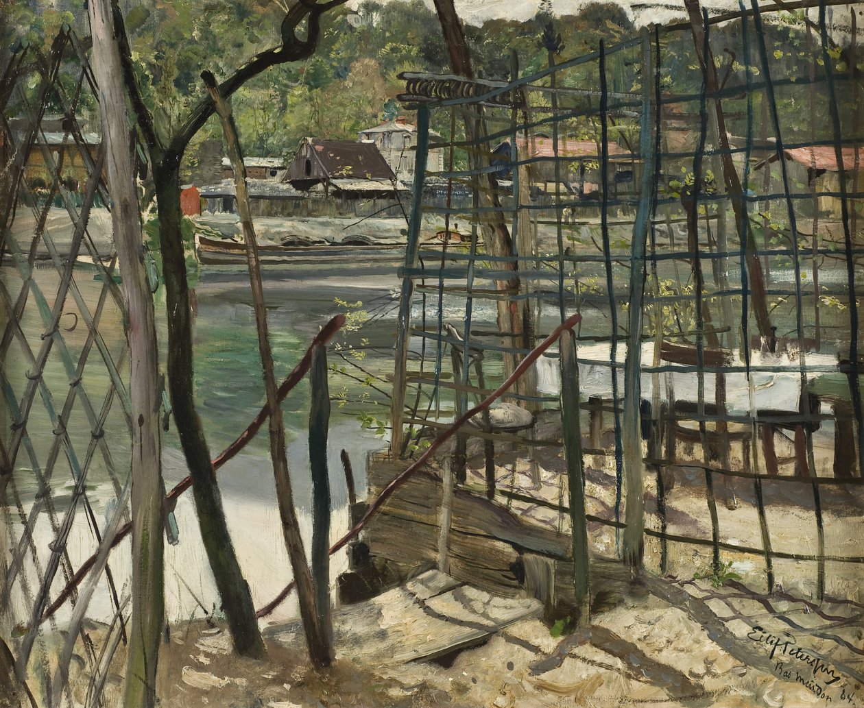 Táj a franciaországi Meudonból, 1884 alkotó: Hjalmer Eilif Emanuel Peterssen