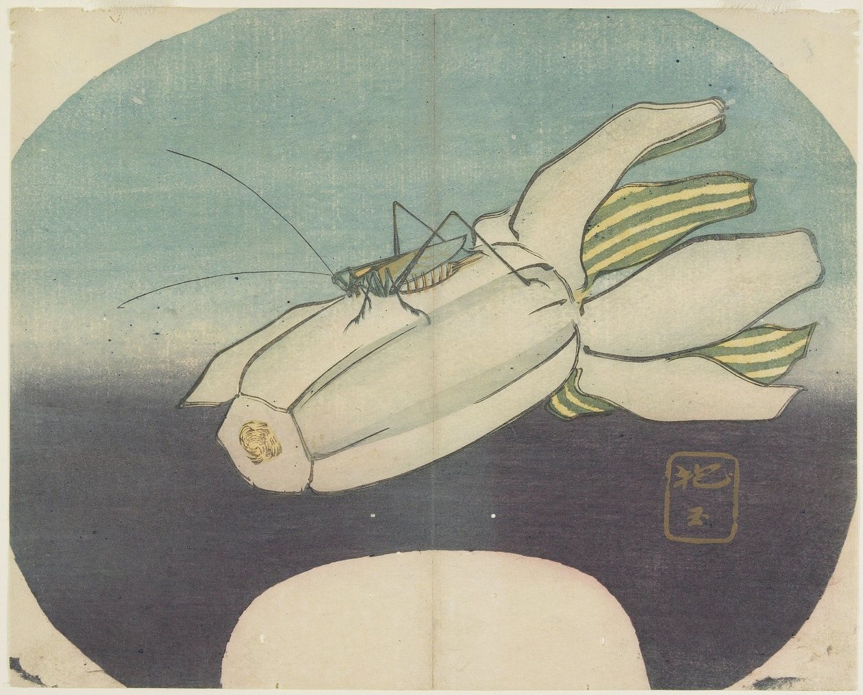 (Tücsök egy tökön), c. 1830 alkotó: Hogyoku