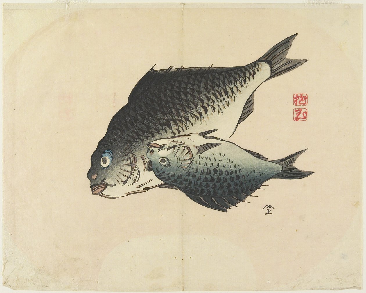 (Pair of Fish), c. 1830 alkotó: Hogyoku