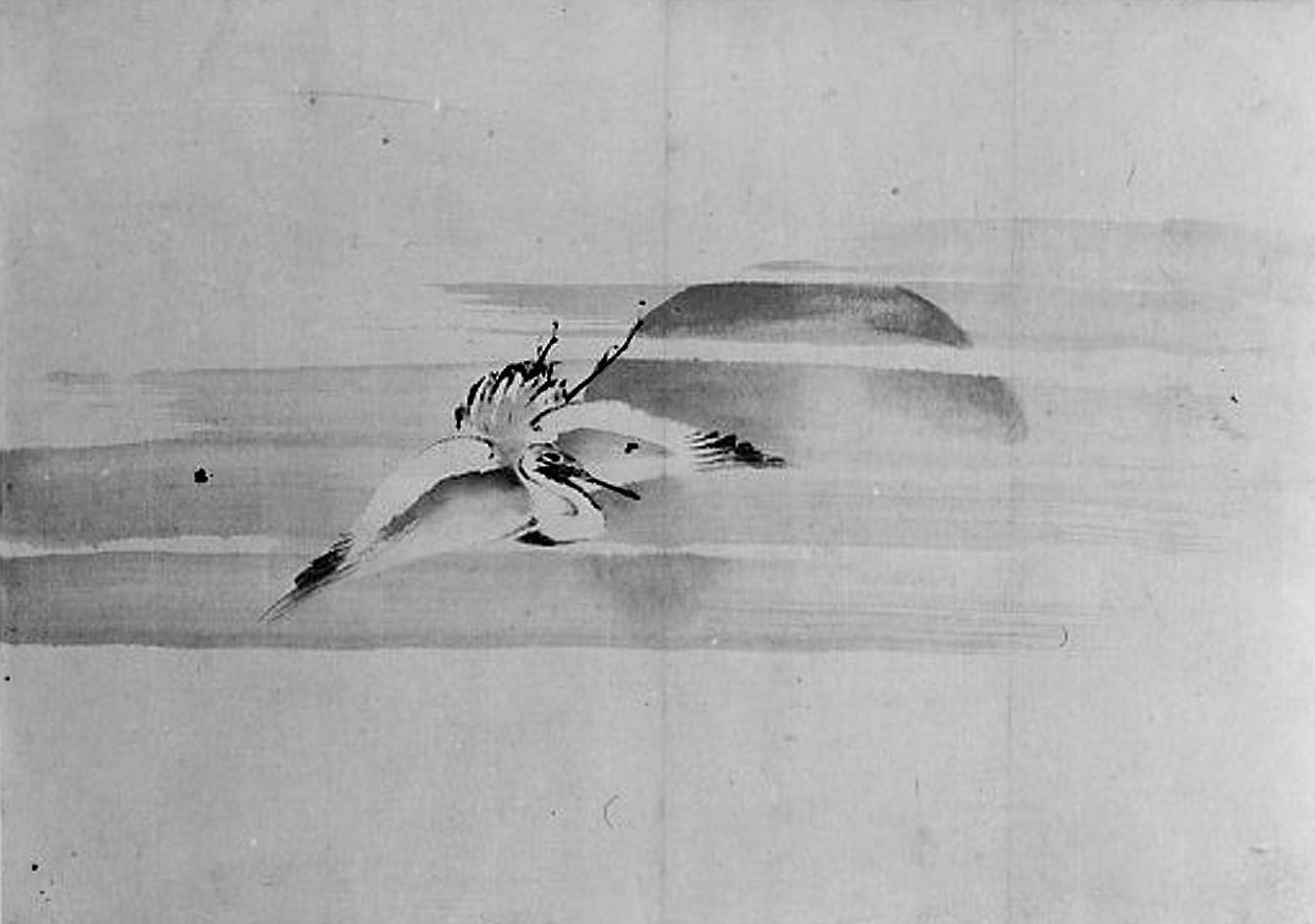 Daru és Nap, 19. század. alkotó: Hokusai School.