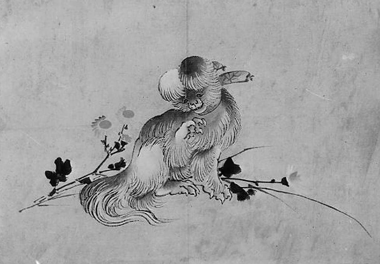 pekingi, 19. század. alkotó: Hokusai School.