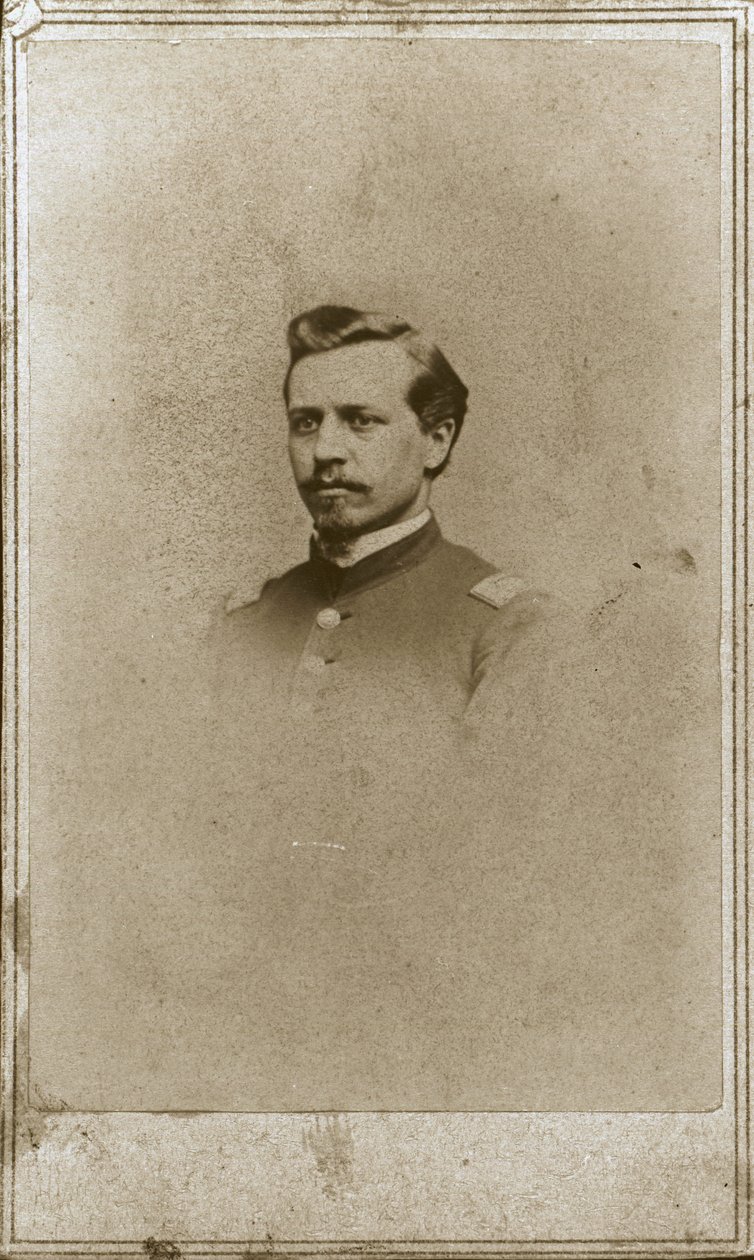 Otto Lademann. (Kapitány, F társaság, 3. Missouri önkéntes gyalogság) alkotó: Holke and Benecke