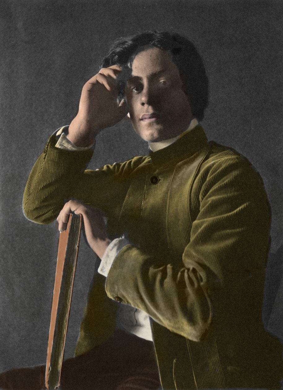 Gibran Khalil Gibran portréja - 1833-1931 - F. Holland Day (1864-1933) fotója - alkotó: Holland Fred Day