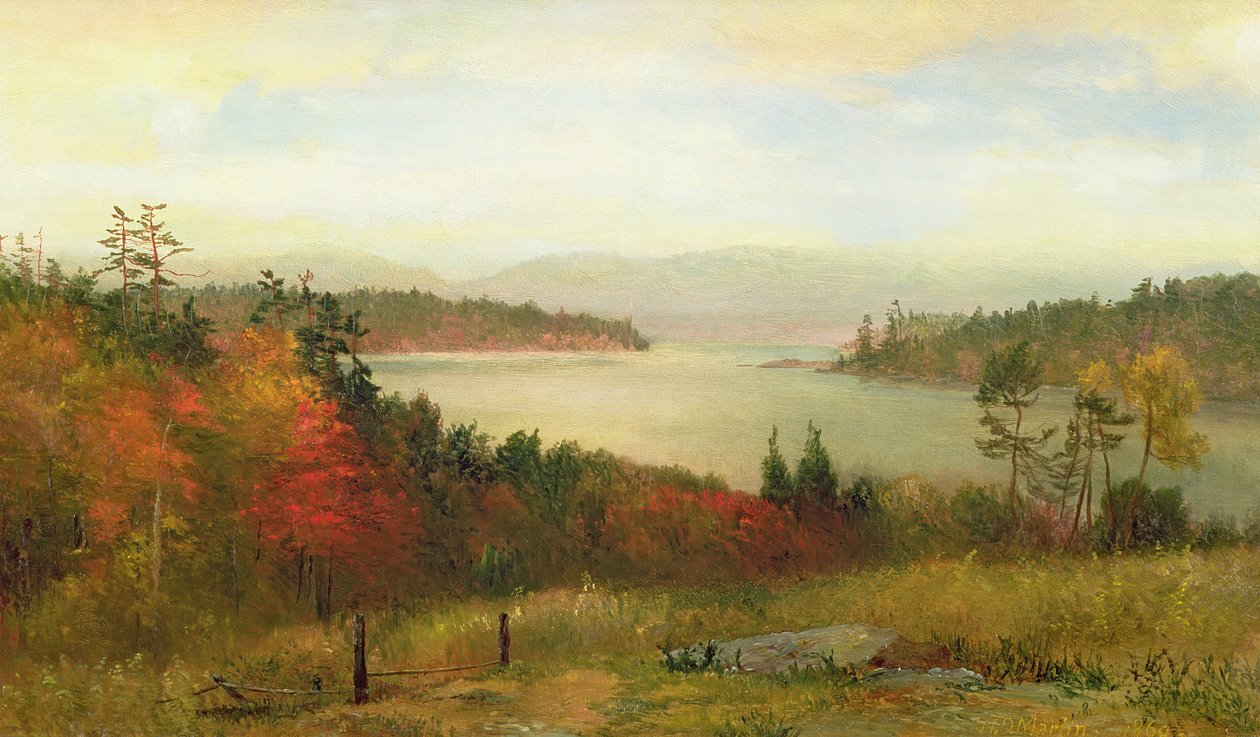 Hótalpas-tó, 1869 alkotó: Homer Dodge Martin