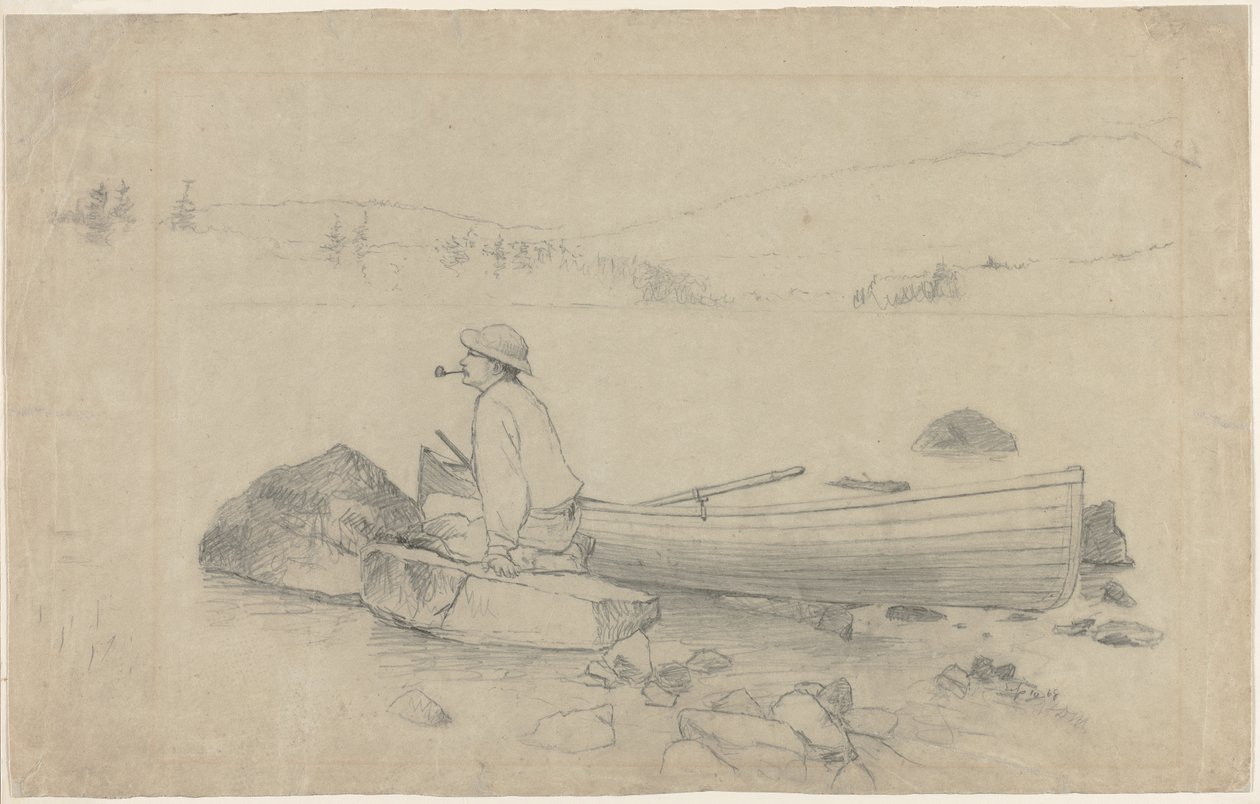 Adirondacks, 1868. alkotó: Homer Dodge Martin