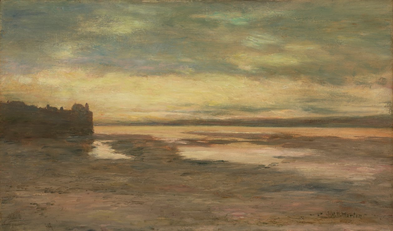 Este a Temzén, kb. 1876. alkotó: Homer Dodge Martin