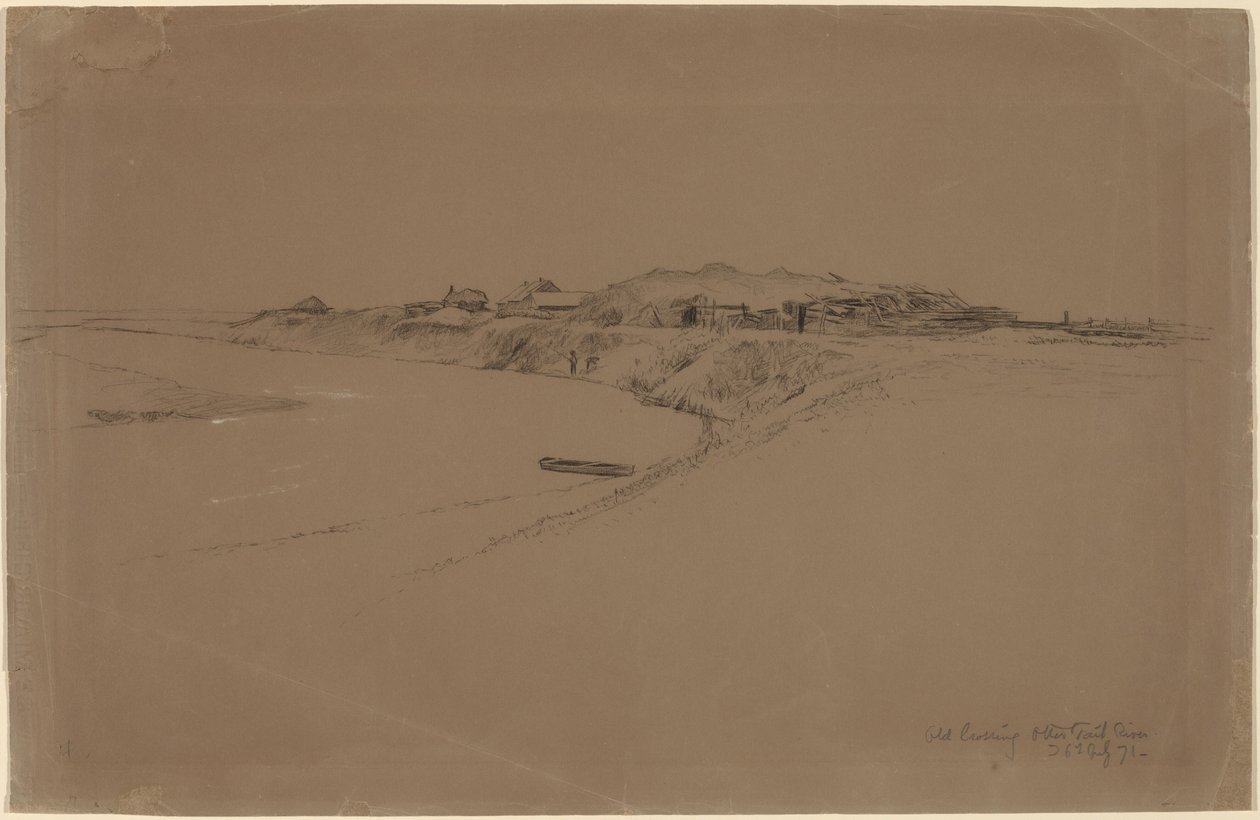 Old Crossing, Otter Tail River alkotó: Homer Dodge Martin
