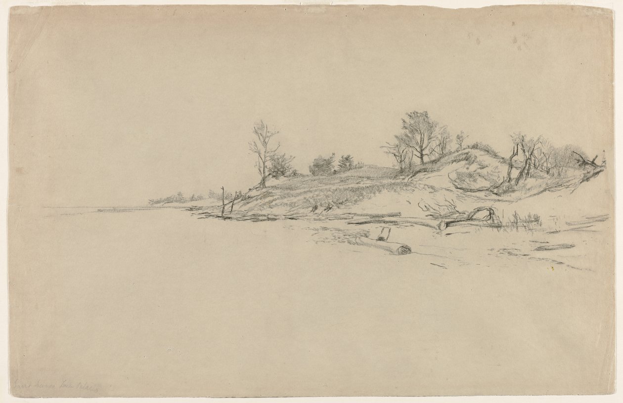 Homokdűnék, Ontario-tó, kb. 1874. alkotó: Homer Dodge Martin