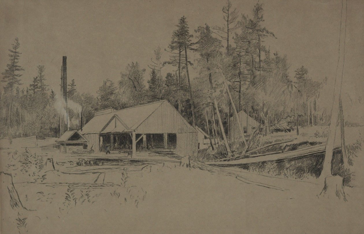 Fűrészmalom alkotó: Homer Dodge Martin
