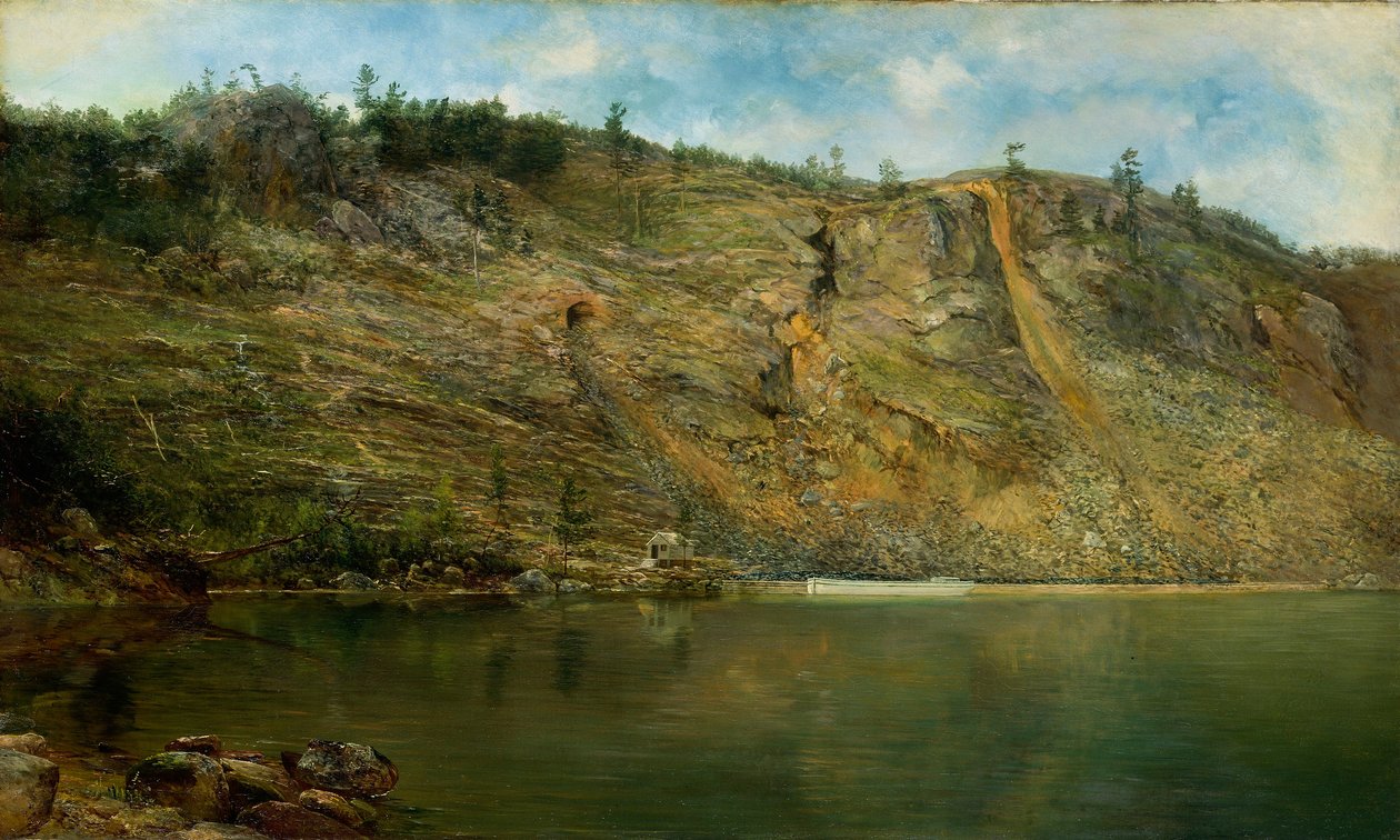 Vasbánya, Port Henry, New York alkotó: Homer Dodge Martin