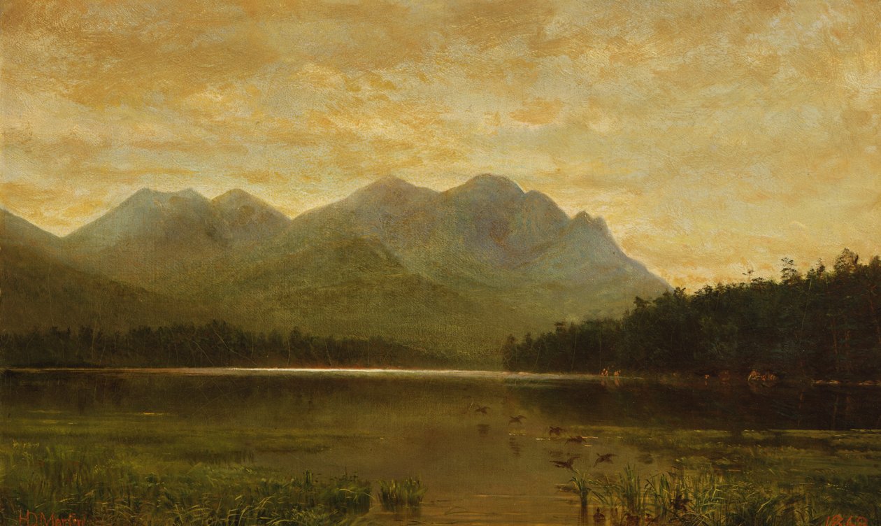 Felső Használható tó, 1868. alkotó: Homer Dodge Martin