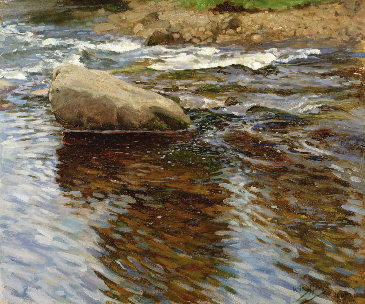 Folyóvíz, 1905 alkotó: Hon. Walter John James