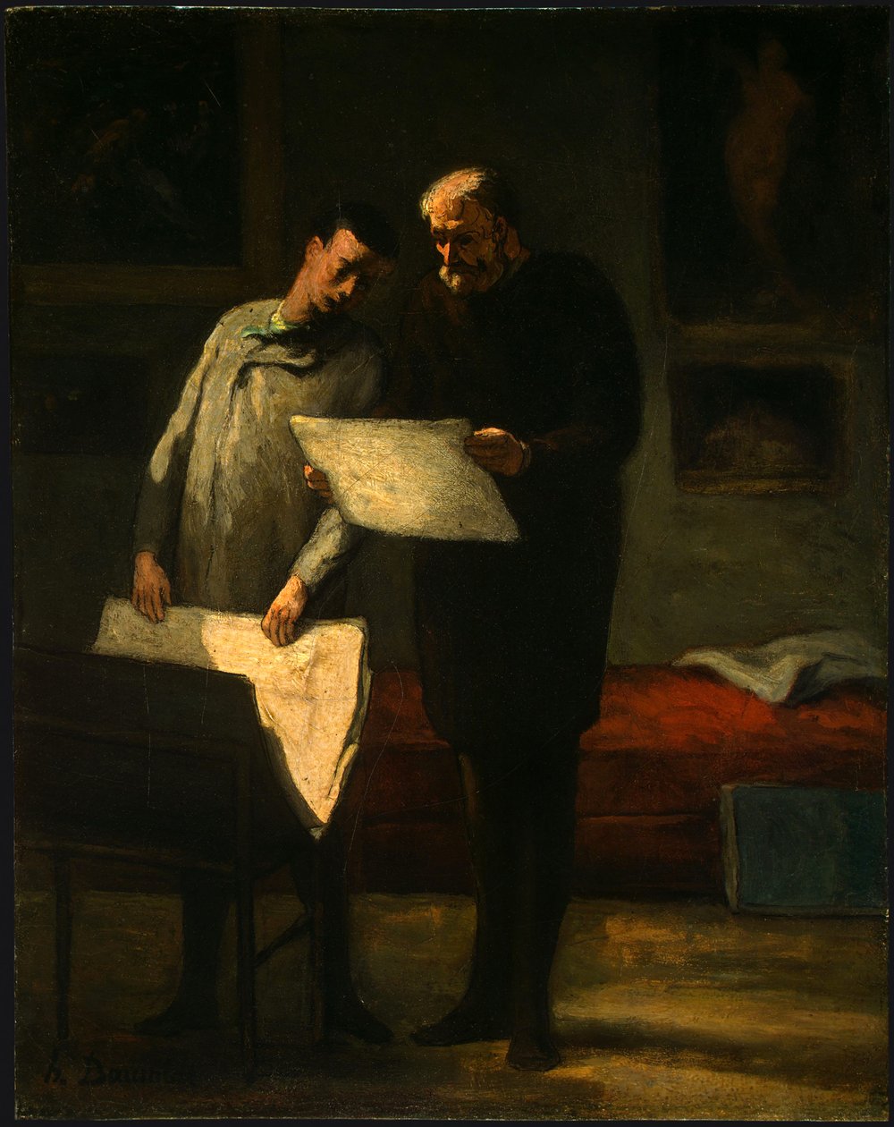 Tanácsok egy fiatal művésznek alkotó: Honoré Daumier