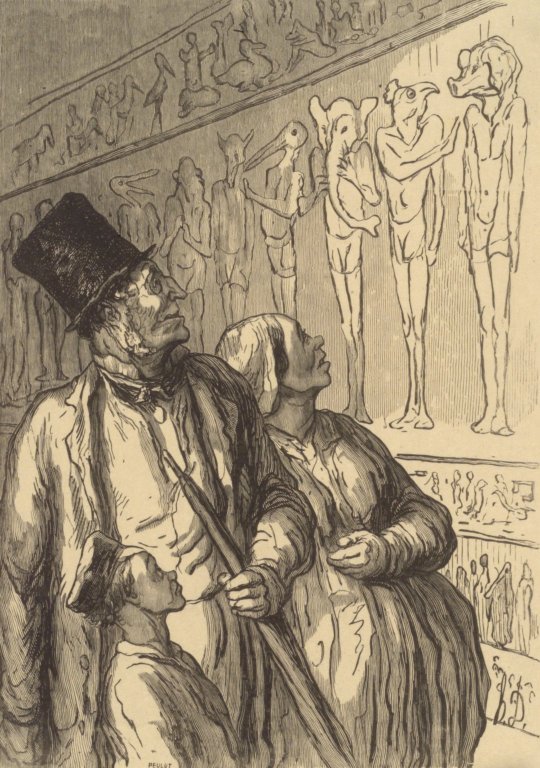 Az Egyetemes Kiállításon alkotó: Honoré Daumier