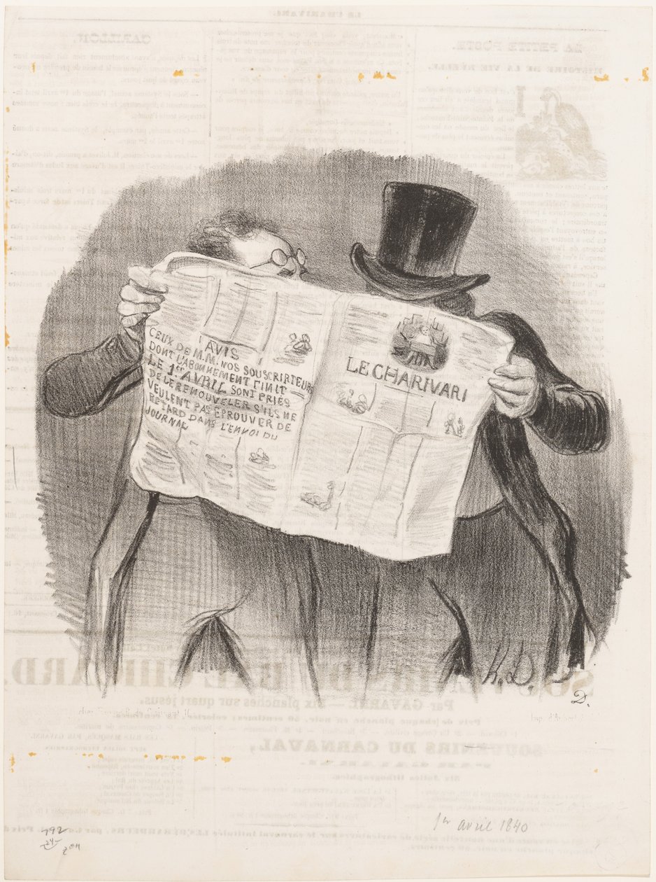 Tanácsok az előfizetőknek alkotó: Honoré Daumier