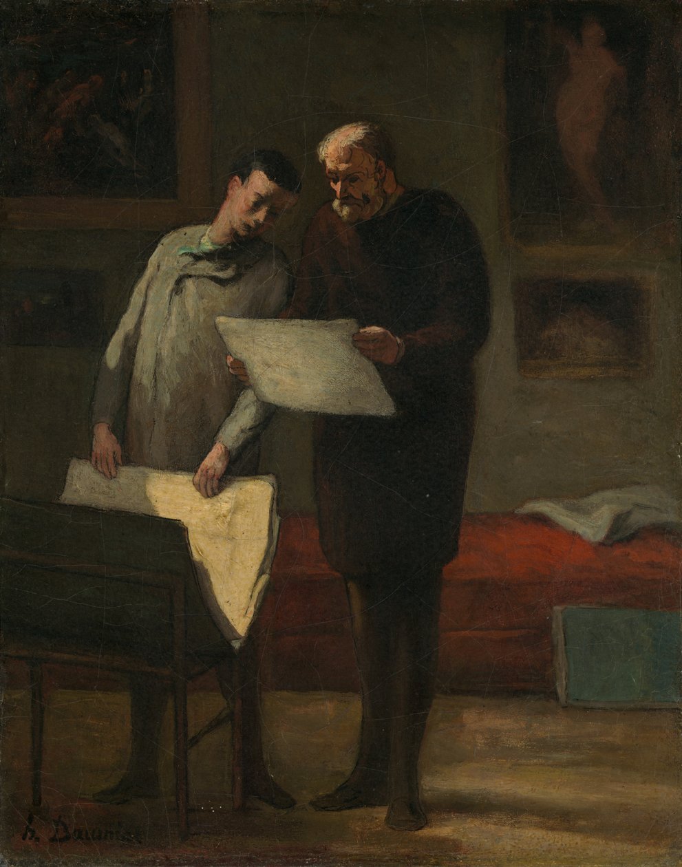 Tanácsok egy fiatal művésznek alkotó: Honoré Daumier