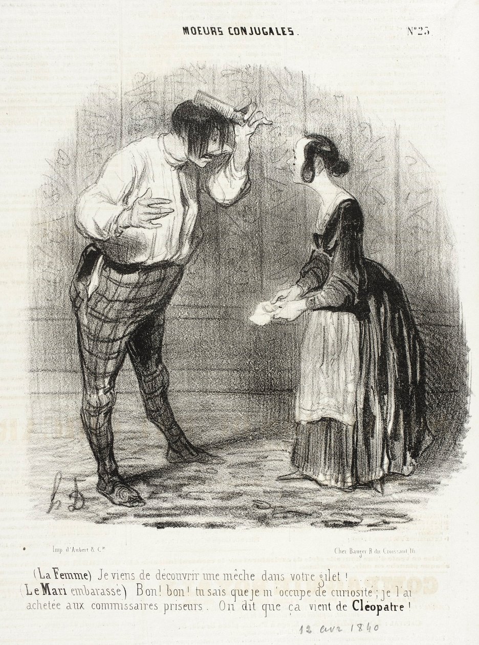 Most fedeztem fel egy kanócot a mellényedben alkotó: Honoré Daumier