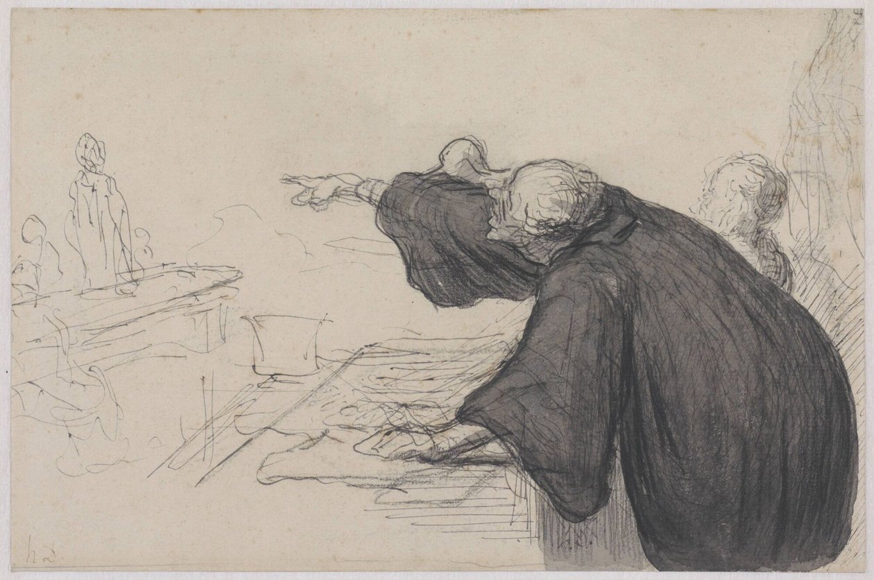 Nagyobb alkotó: Honoré Daumier