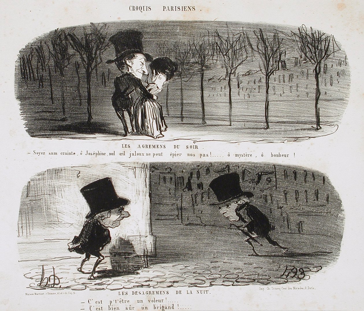 Éjszakai idő alkotó: Honoré Daumier