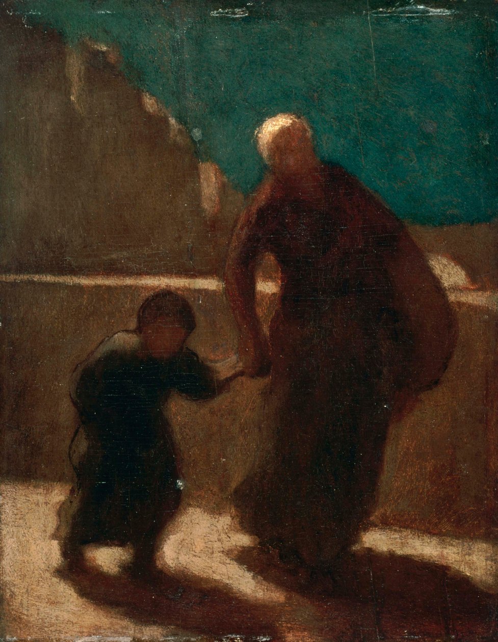 Egy hídon éjjel alkotó: Honoré Daumier