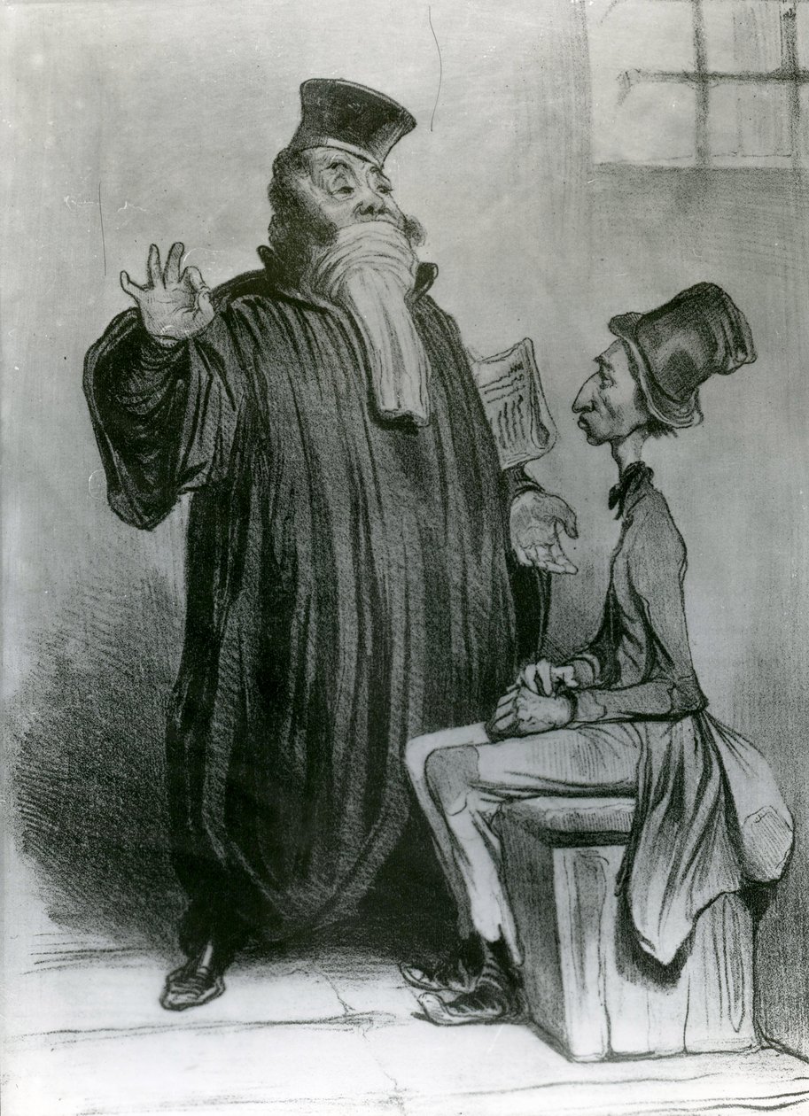 Robert-Macaire ügyvéd, 1836 (litográfia) alkotó: Honoré Daumier