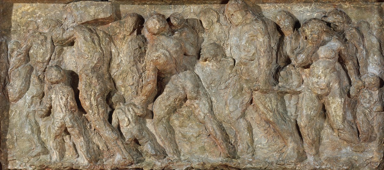 Az emigránsok, 1848 (gipsz) alkotó: Honoré Daumier