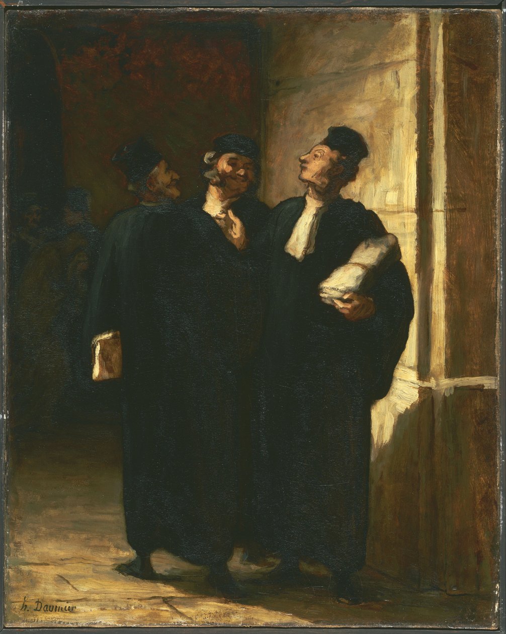 Három ügyvéd alkotó: Honoré Daumier