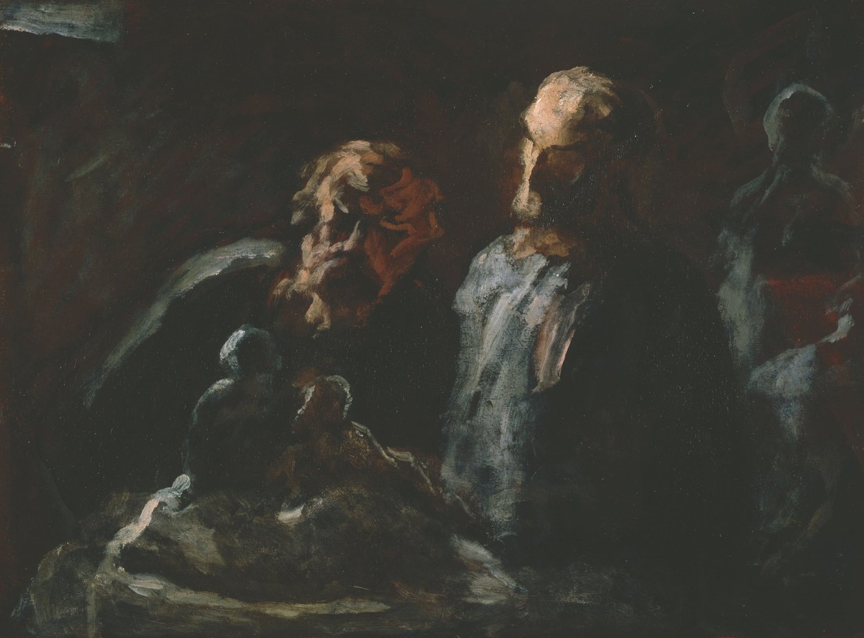 Két szobrász alkotó: Honoré Daumier