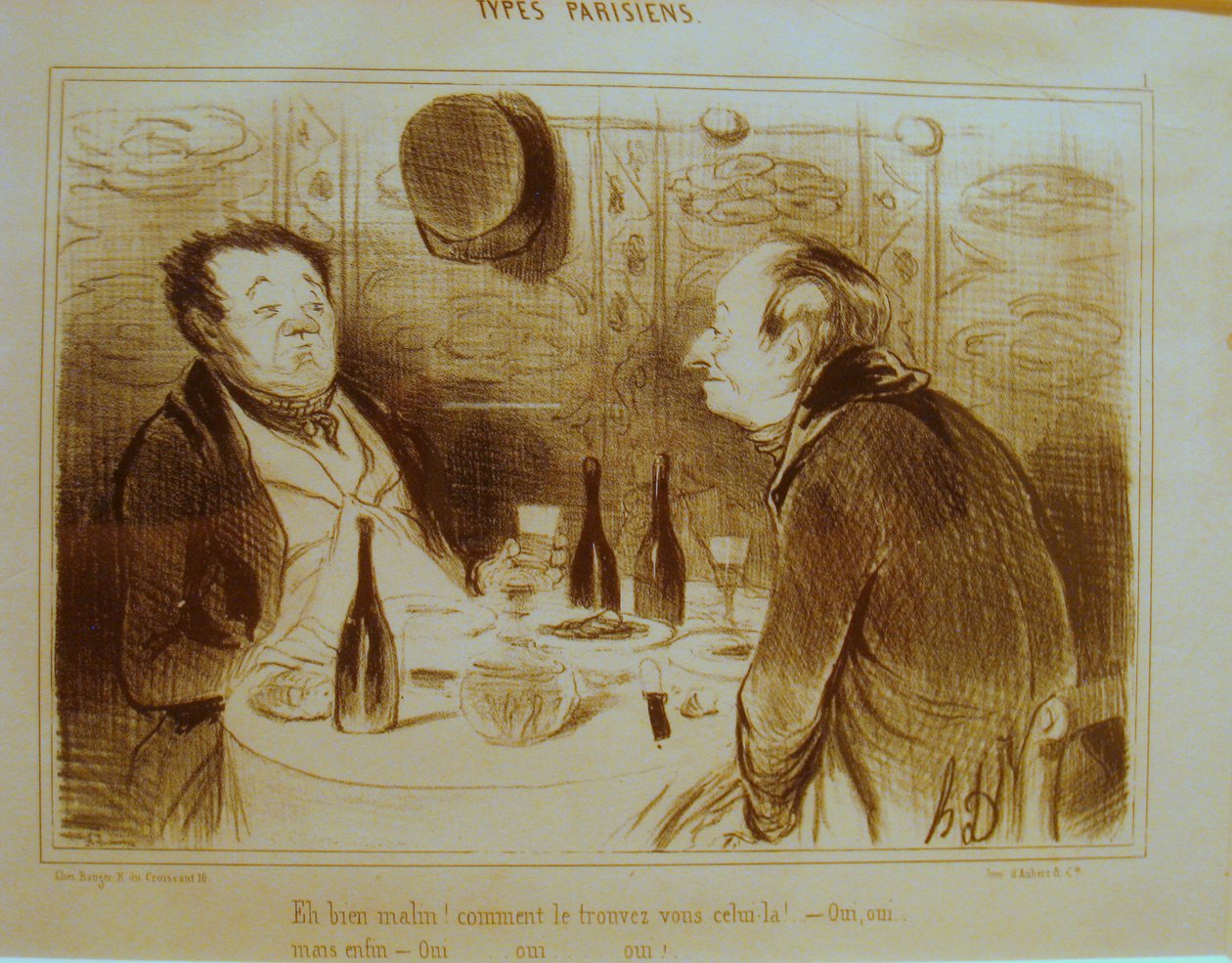 Párizsi típusok alkotó: Honoré Daumier