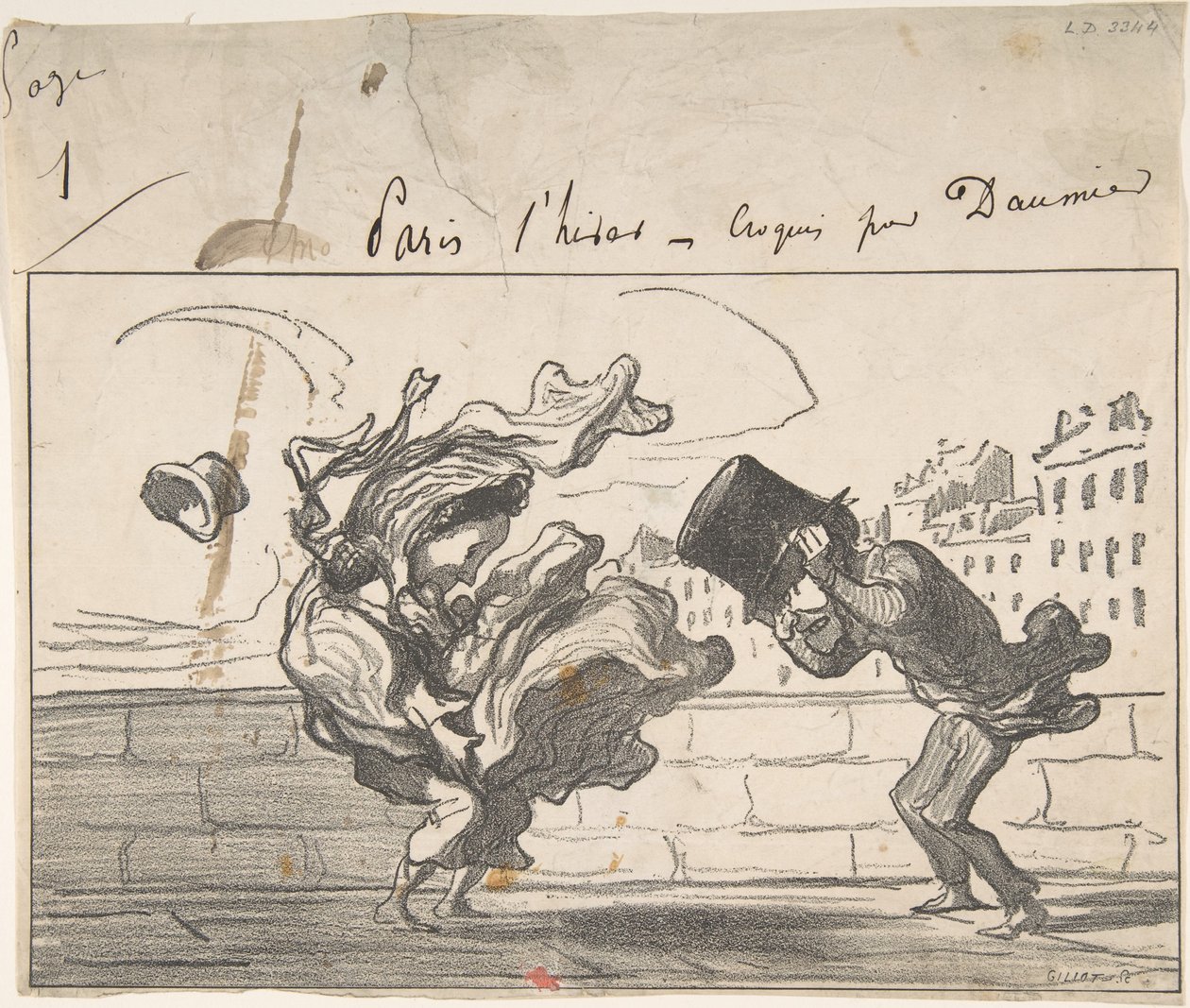 A Gale, amelyet Mathieu nem jósolt meg alkotó: Honoré Daumier