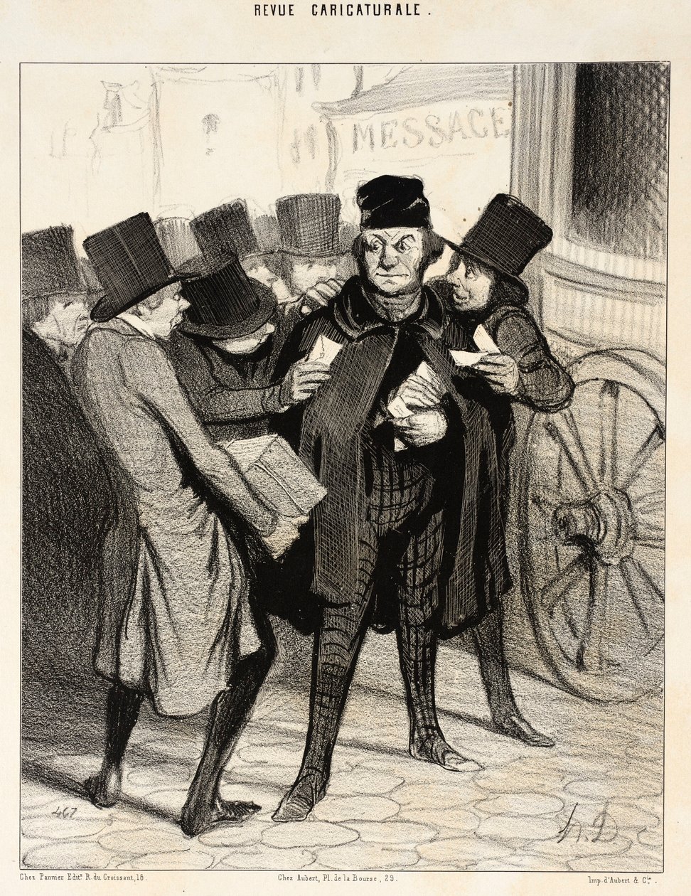 Egy élvezetes utazás Párizsba alkotó: Honoré Daumier