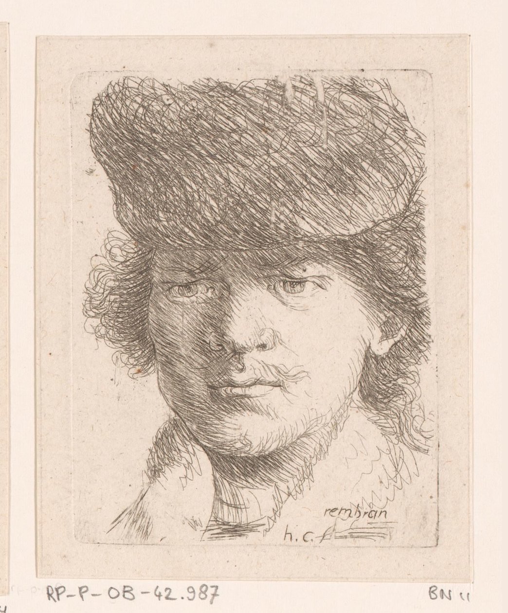 Rembrandt portréja magas kalappal alkotó: Honoré Coussin