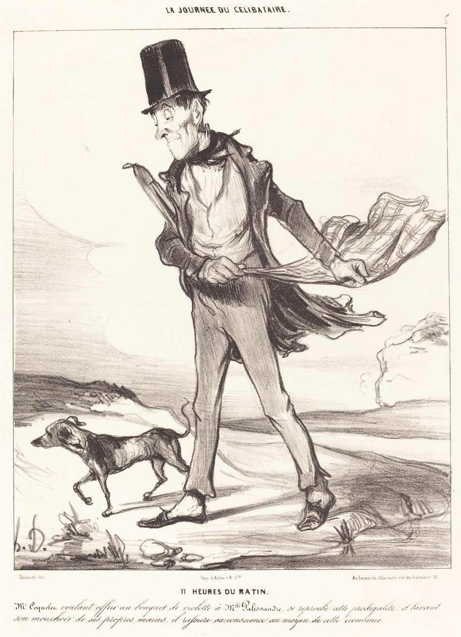 délelőtt 11 óra. alkotó: Honoré Daumier