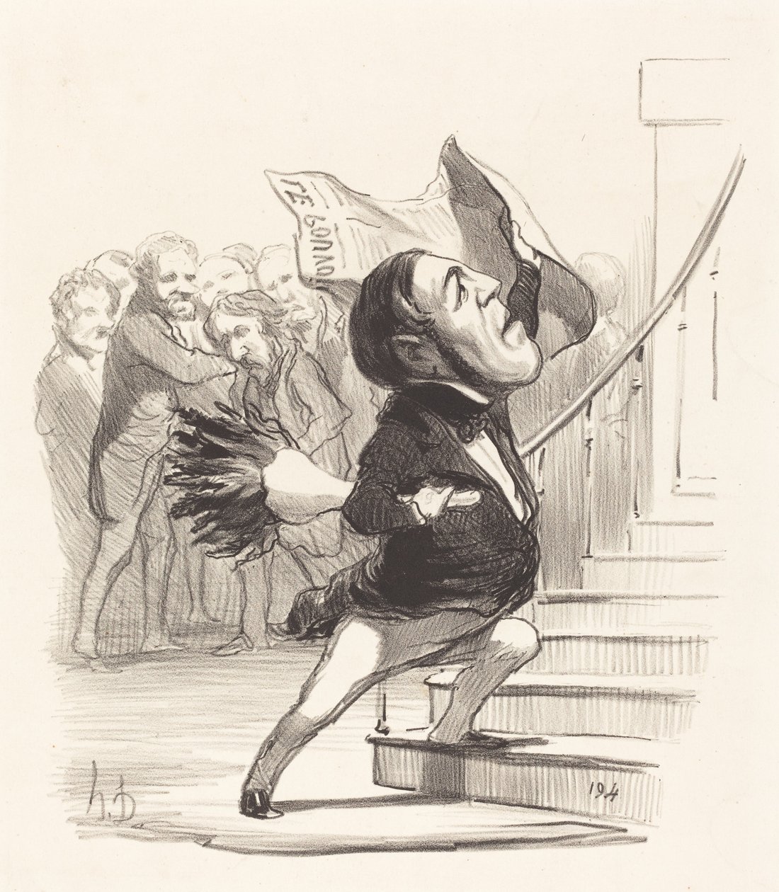 A. Granier de Cassagnac alkotó: Honoré Daumier