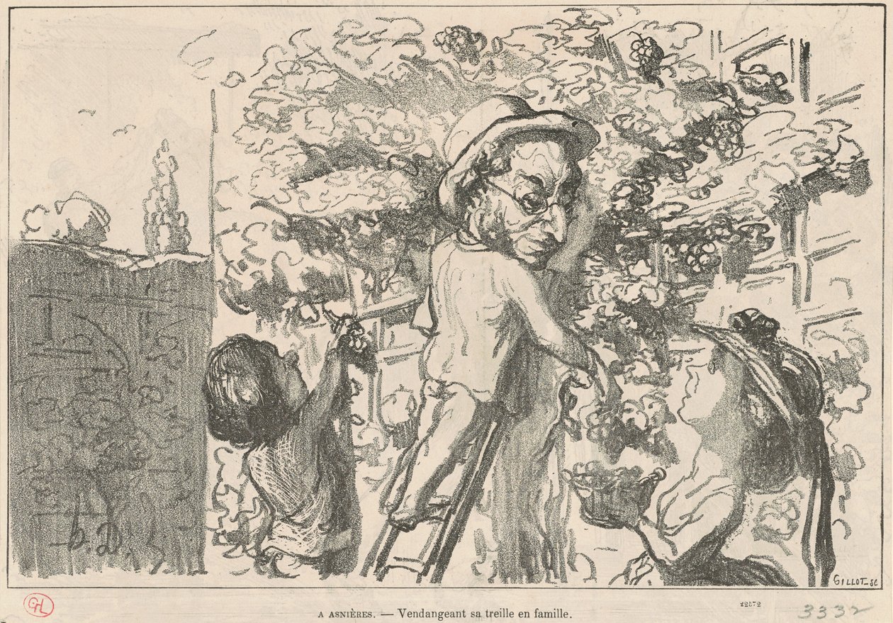 A asniéres alkotó: Honoré Daumier