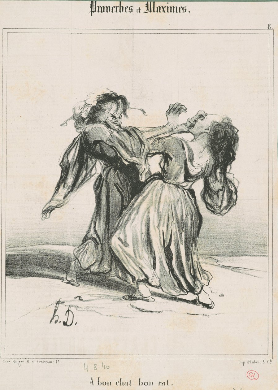 Jó macska, jó patkány alkotó: Honoré Daumier