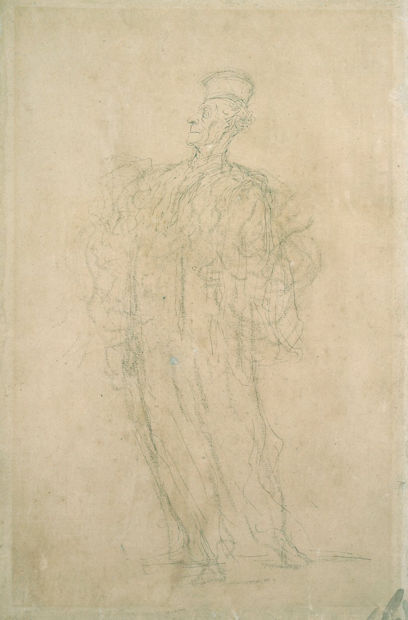 „Jogász, sétál”, 1818-1879 alkotó: Honoré Daumier