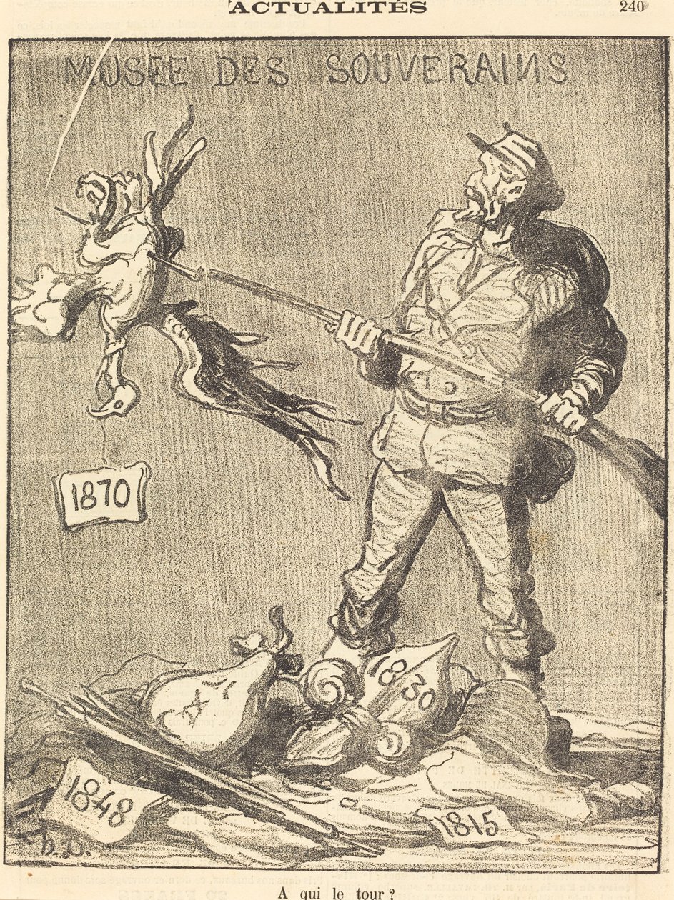 Ki a következő? alkotó: Honoré Daumier