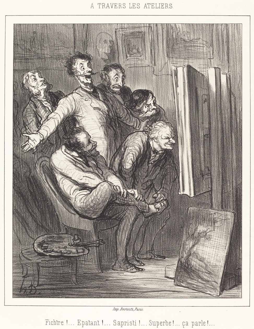 A műhelyeken keresztül alkotó: Honoré Daumier