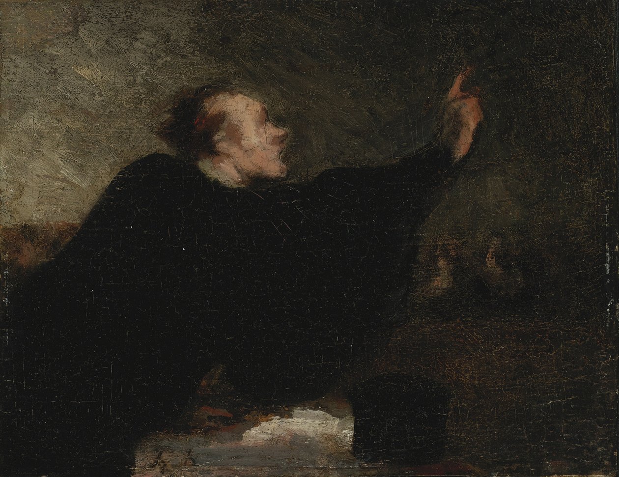 Egy tárgyalási ügyvéd, 1853-1854 alkotó: Honoré Daumier