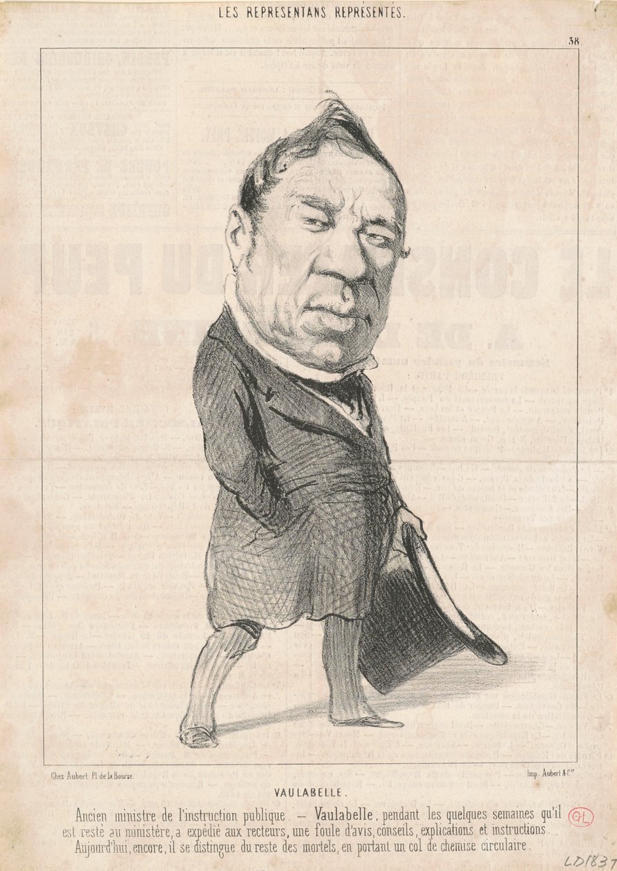 Achille Tenaille, Vaulabelle alkotó: Honoré Daumier