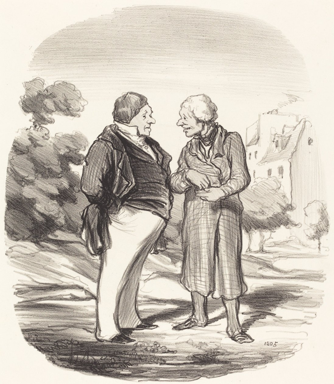 Kaliforniai részvényesek alkotó: Honoré Daumier